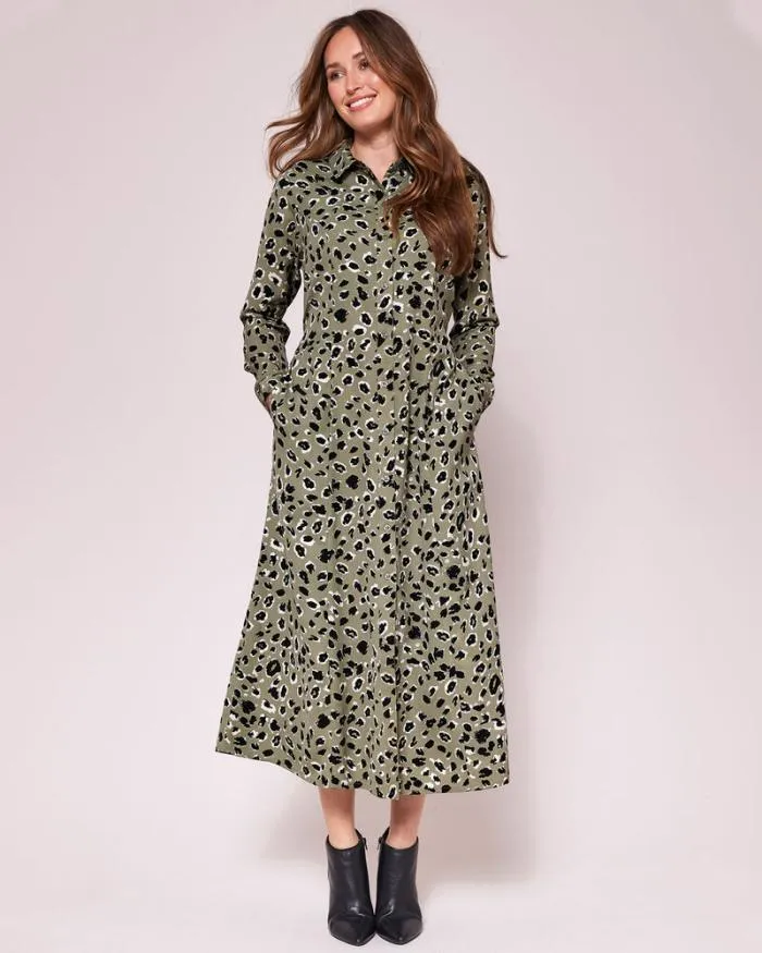 Cotton Traders Dresses MustHave Print Maxi Shirt Dress 8211 Women