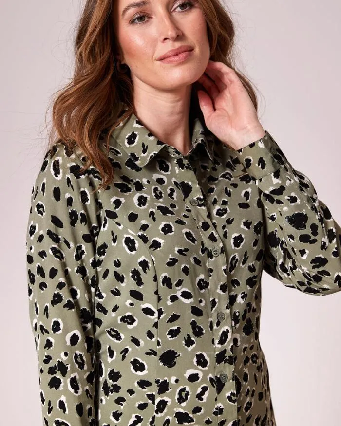 Cotton Traders Dresses MustHave Print Maxi Shirt Dress 8211 Women