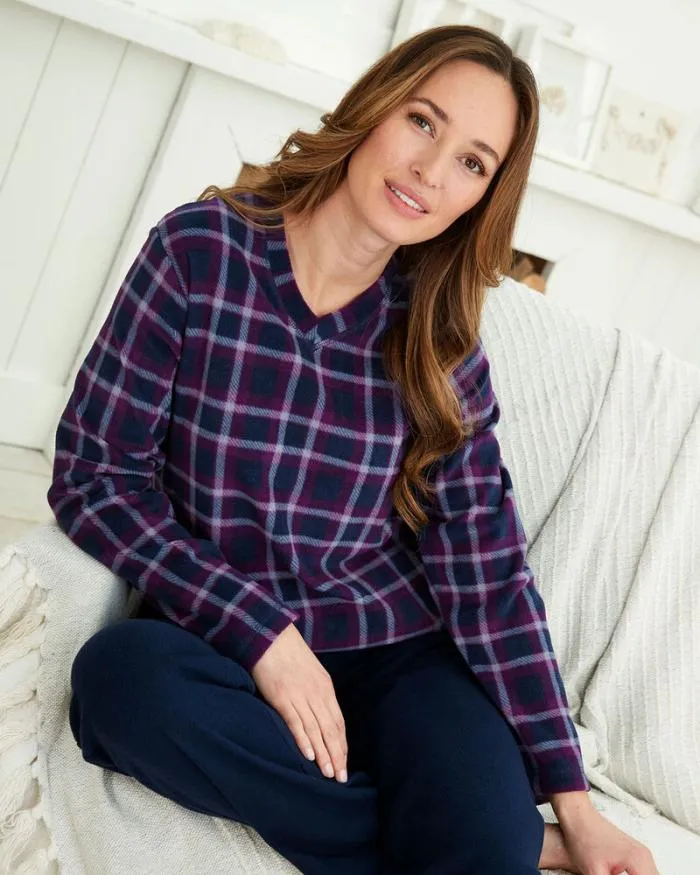 Cotton Traders Fleece Fleece Long Sleeve Top 8211 WomenMenUnisex