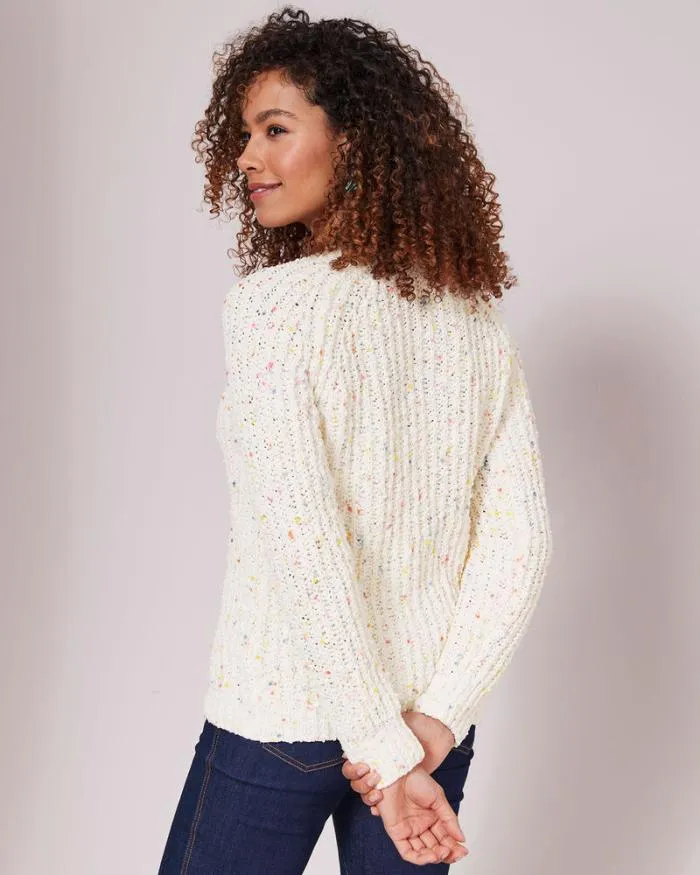 Cotton Traders Knitwear Supersoft Chenille Round Neck Cardigan 8211 Women