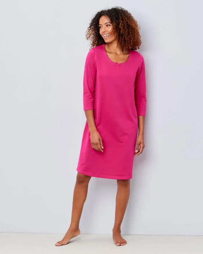 Cotton Traders Loungewear 2 Pack Scoop Neck Nightdresses 8211 Women