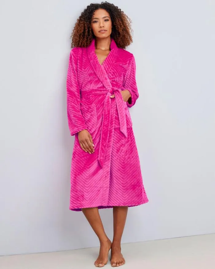 Cotton Traders Nightwear Blissfully Soft Wrap Dressing Gown 8211 Women