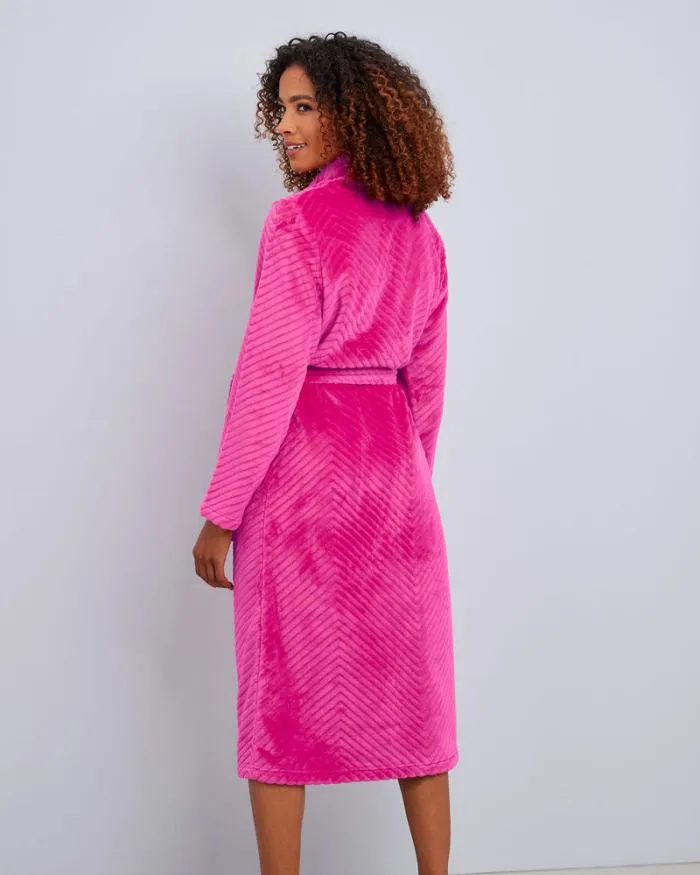 Cotton Traders Nightwear Blissfully Soft Wrap Dressing Gown 8211 Women