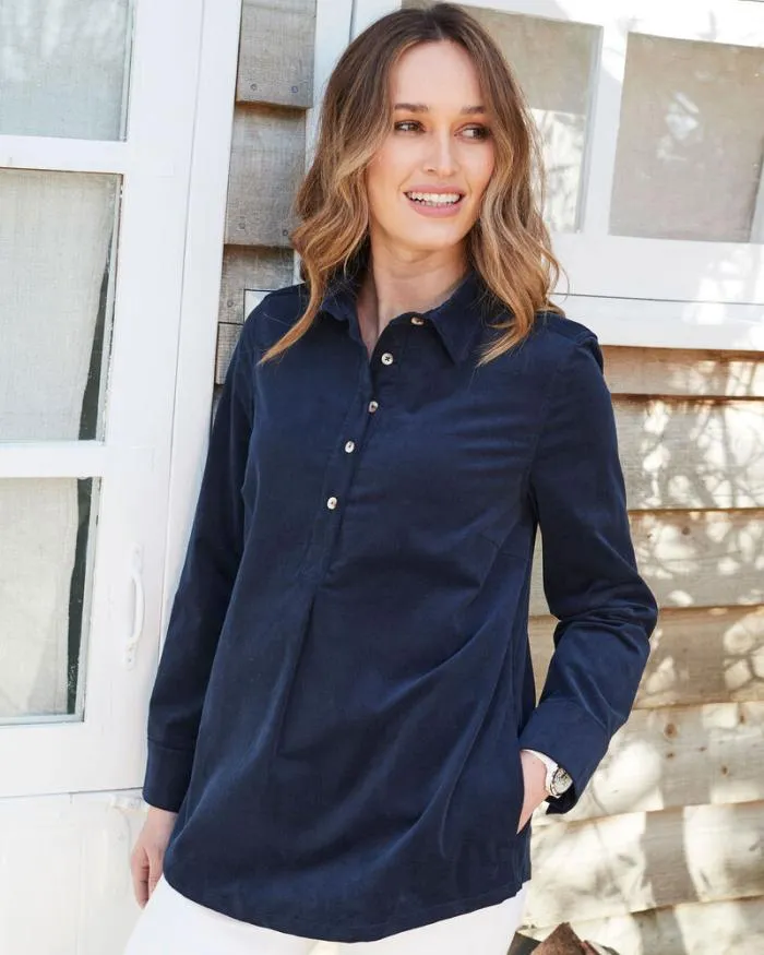 Cotton Traders Shirts and Blouses Amber Long Sleeve Stretch Cord Tunic 8211 Women Cotton Traders Shirts and Blouses Amber Long Sleeve Stretch Cord Tunic 8211 Women