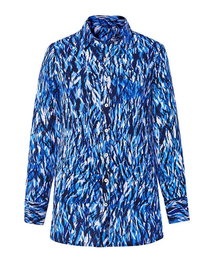 Cotton Traders Shirts and Blouses Bryony Longline Crinkle Blouse 8211 Women