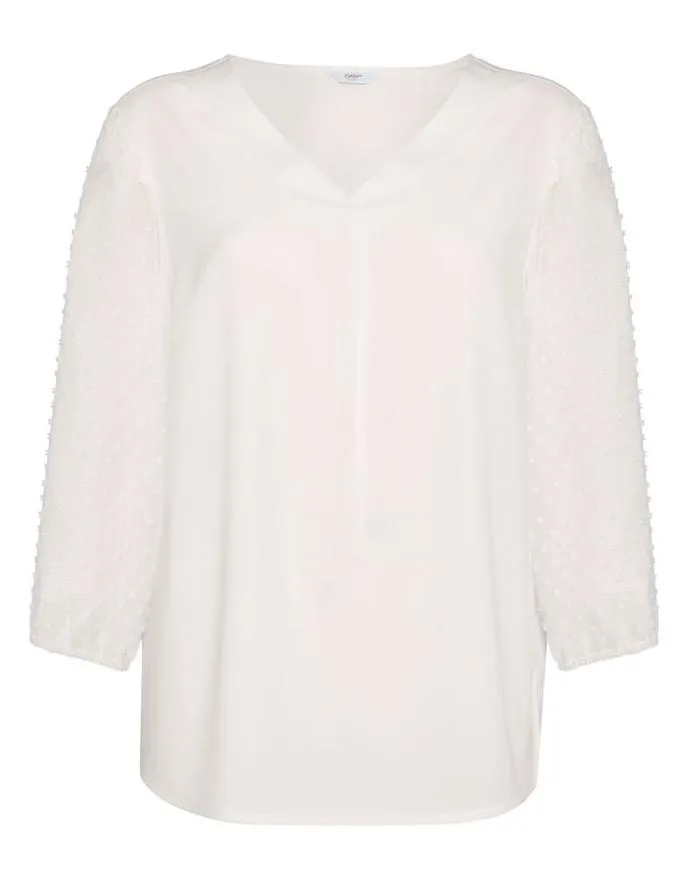 Cotton Traders Shirts and Blouses Dottie Dobby Sleeve Blouse 8211 Women