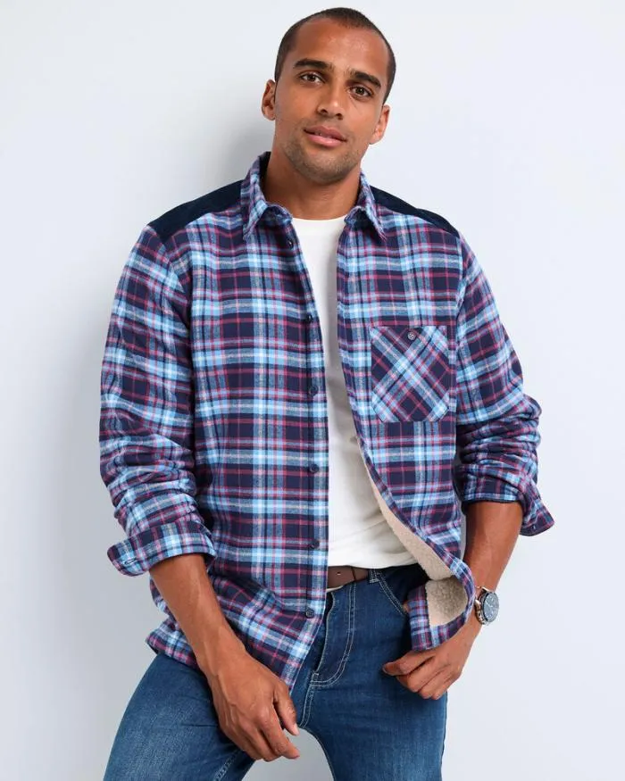 Cotton Traders Shirts FleeceLined Shirt 8211 Men
