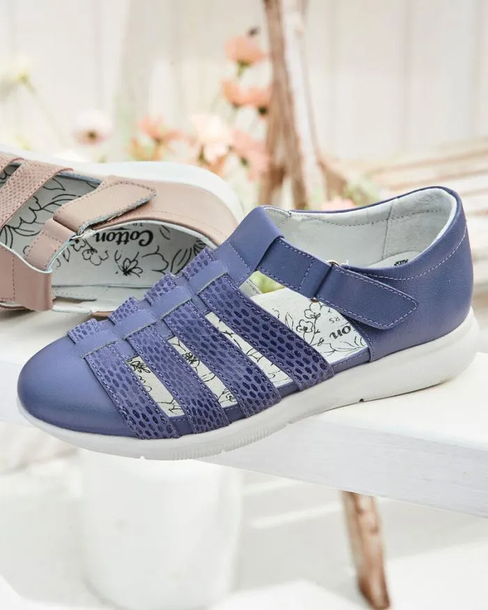 Cotton Traders Shoes Lightweight Leather Adjustable Shoes 8211 Women