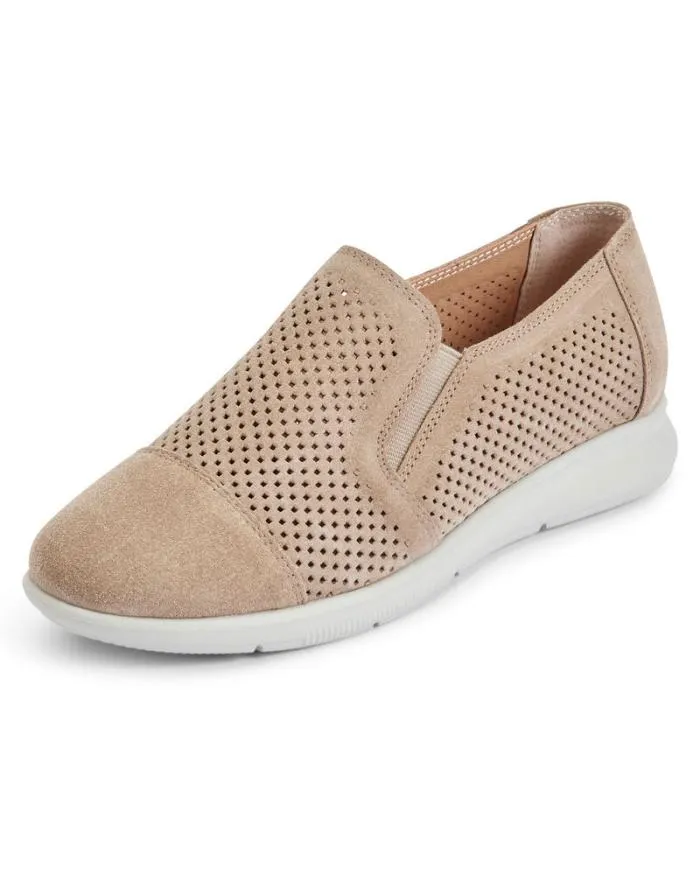 Cotton Traders Shoes Lightweight Suede Laser Cut Shoes 8211 Women