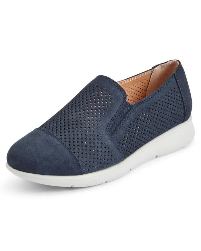 Cotton Traders Shoes Lightweight Suede Laser Cut Shoes 8211 Women
