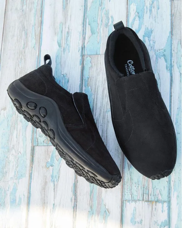 Cotton Traders Shoes s Wide Fit Suede Slipons 8211 Women