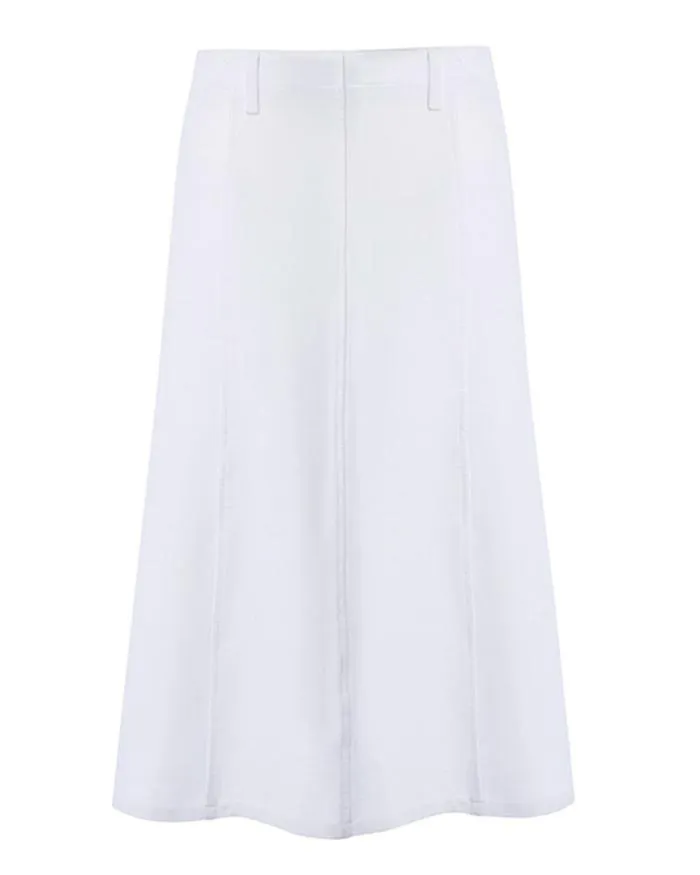 Cotton Traders Skirts Midi Jersey Denim Skirt 8211 Women