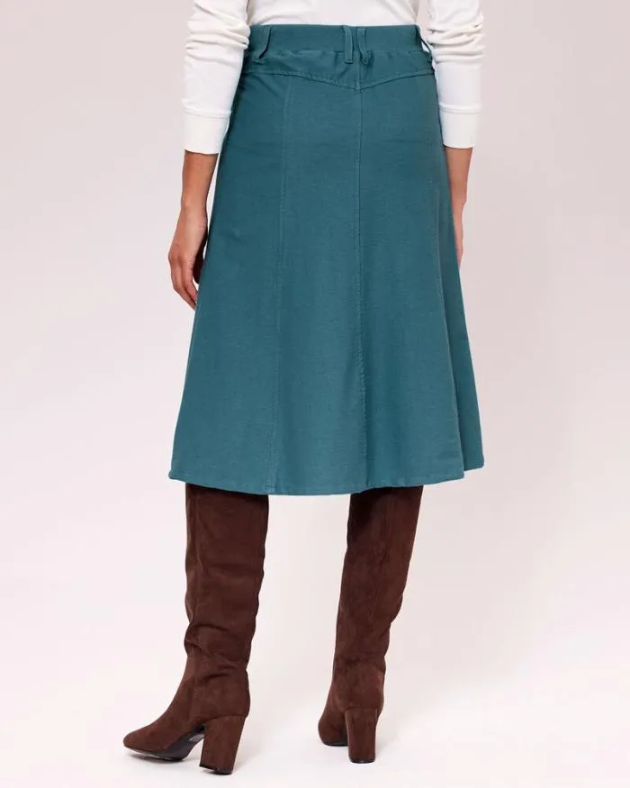 Cotton Traders Skirts Midi Jersey Denim Skirt 8211 Women