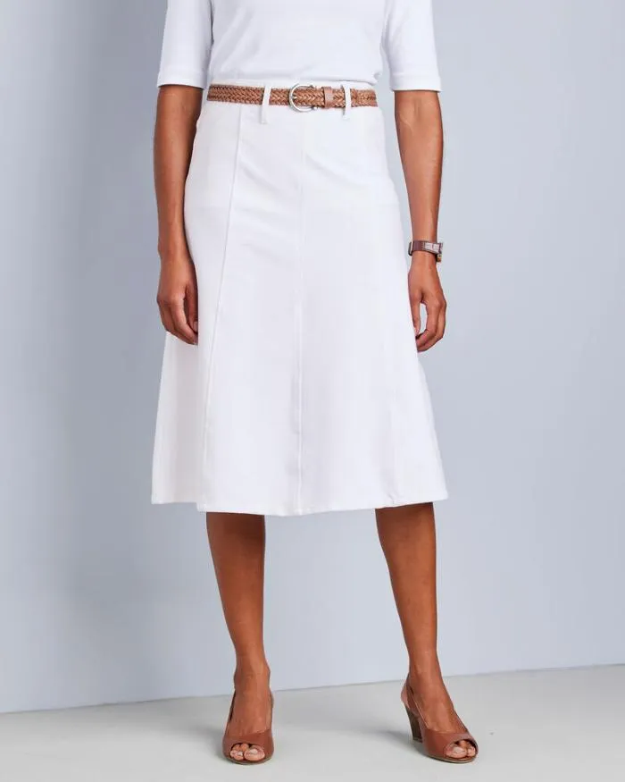 Cotton Traders Skirts Midi Jersey Denim Skirt 8211 Women