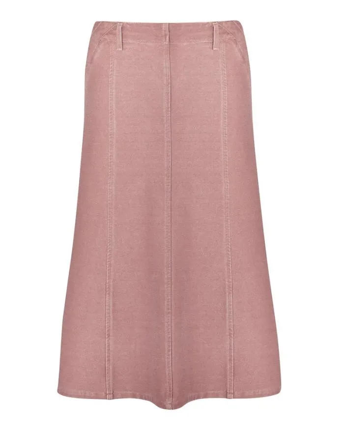 Cotton Traders Skirts Midi Jersey Denim Skirt 8211 Women