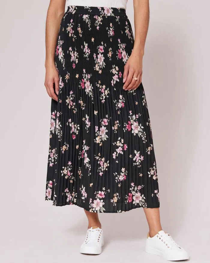 Cotton Traders Skirts Pleat PullOn Maxi Skirt 8211 Women
