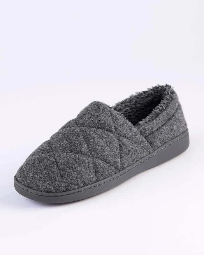 Cotton Traders Slippers Quilted Felt Slippers 8211 Men