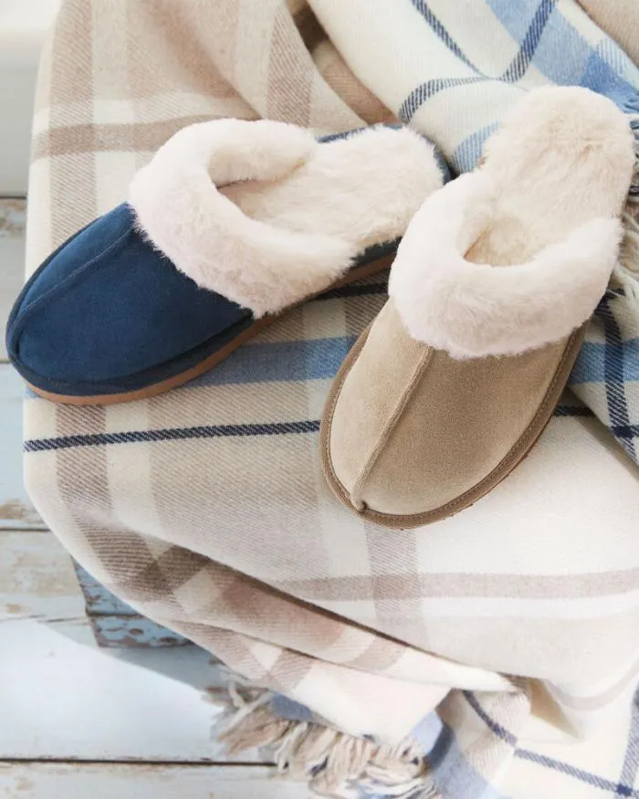 Cotton Traders Slippers Suede Mule Slippers 8211 Women