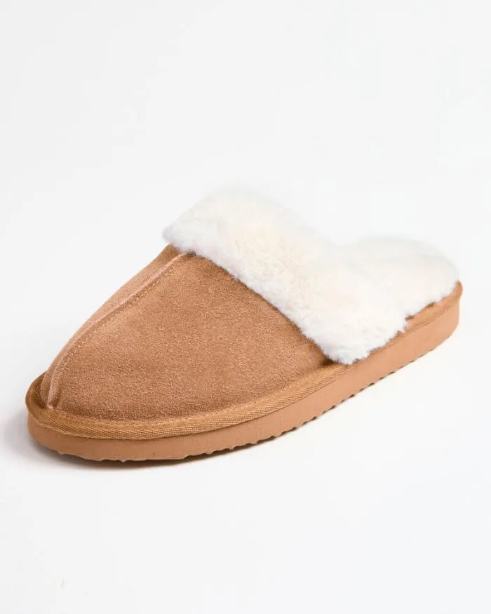 Cotton Traders Slippers Suede Mule Slippers 8211 Women