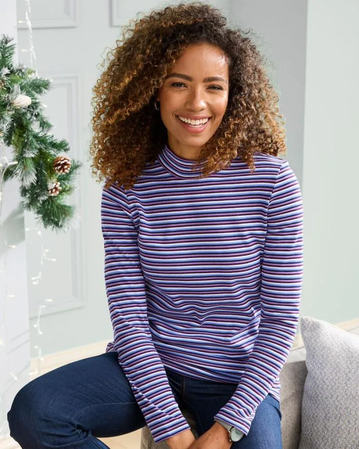Cotton Traders Tops and TShirts CosyUp Long Sleeve Turtleneck Top 8211 Women