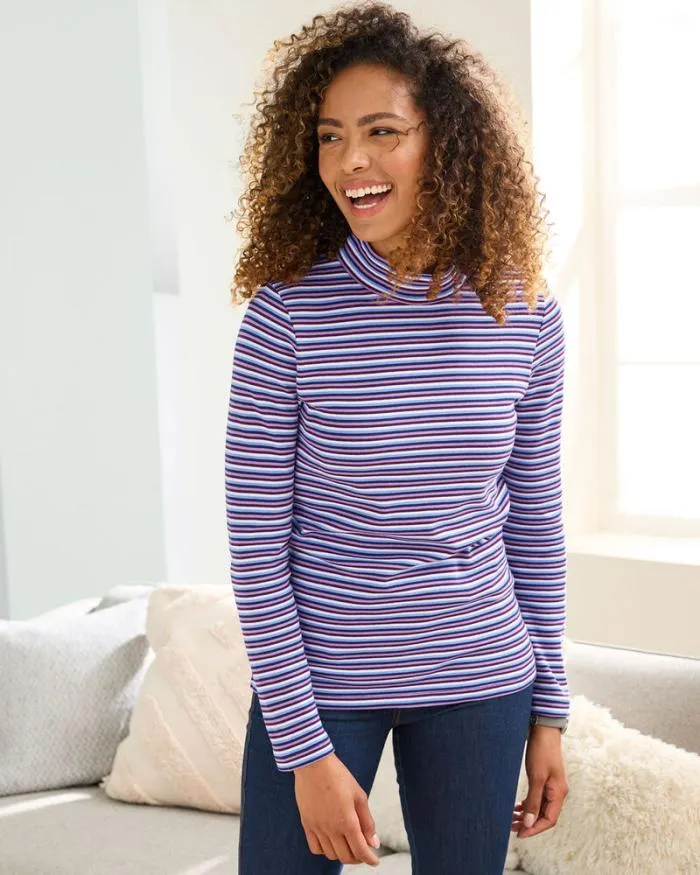 Cotton Traders Tops and TShirts CosyUp Long Sleeve Turtleneck Top 8211 Women