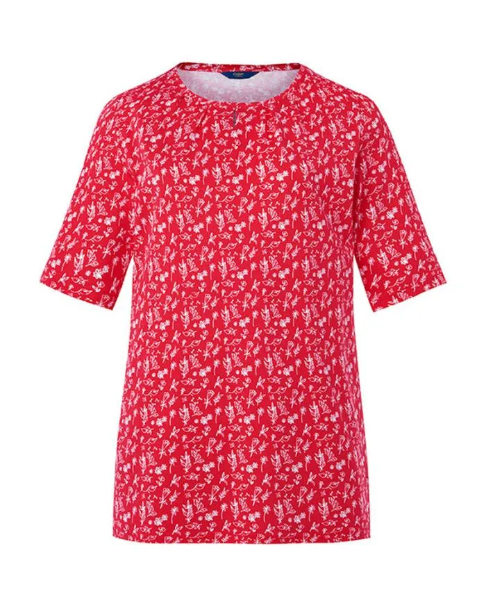 Cotton Traders Tops and TShirts Phoebe Sleeve Print Top 8211 Women
