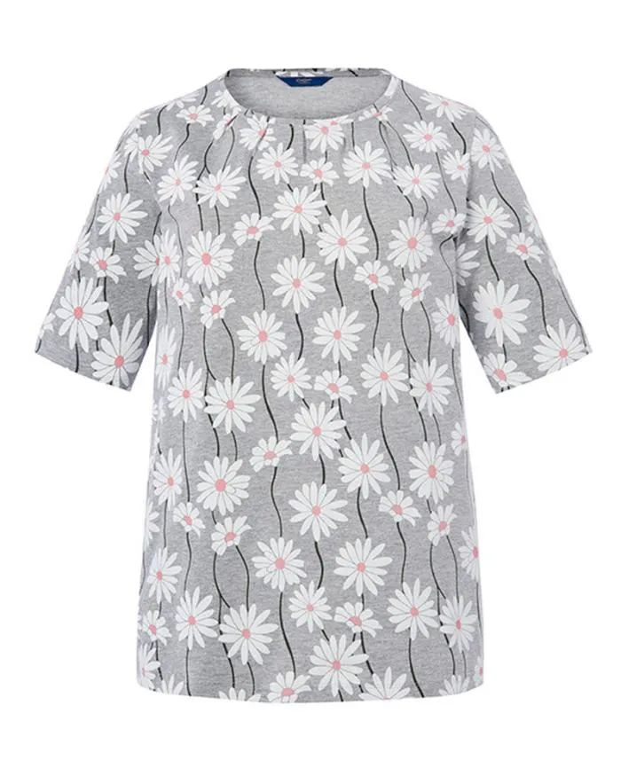Cotton Traders Tops and TShirts Phoebe Sleeve Print Top 8211 Women