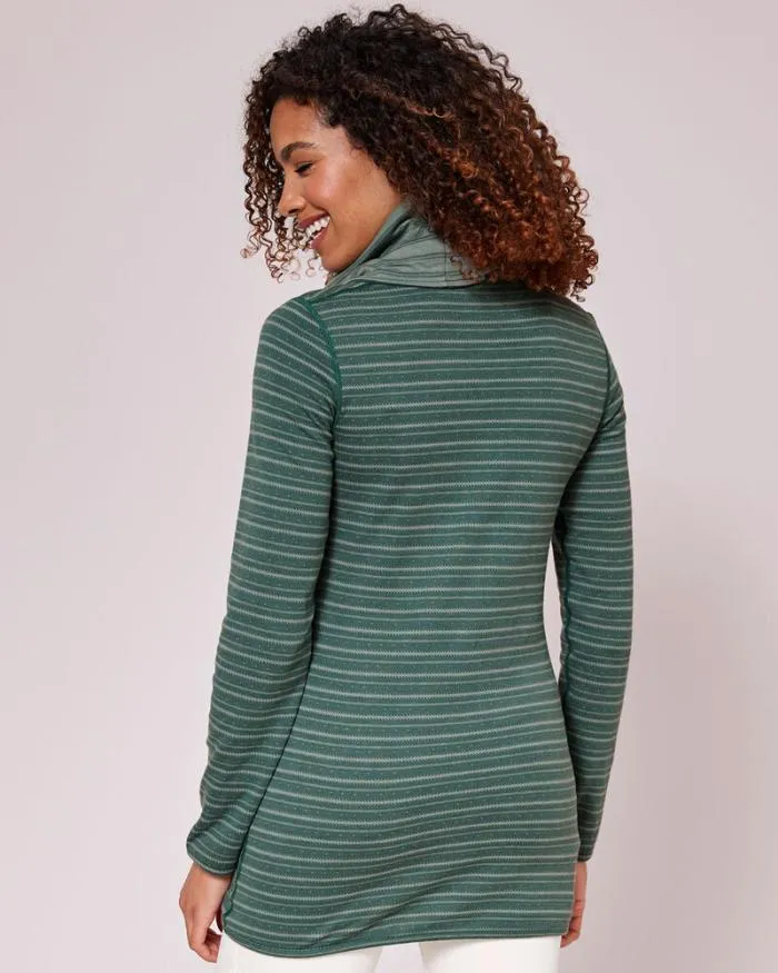 Cotton Traders Tops and TShirts Reversible Long Sleeve Cowl Neck Jersey Top 8211 Women