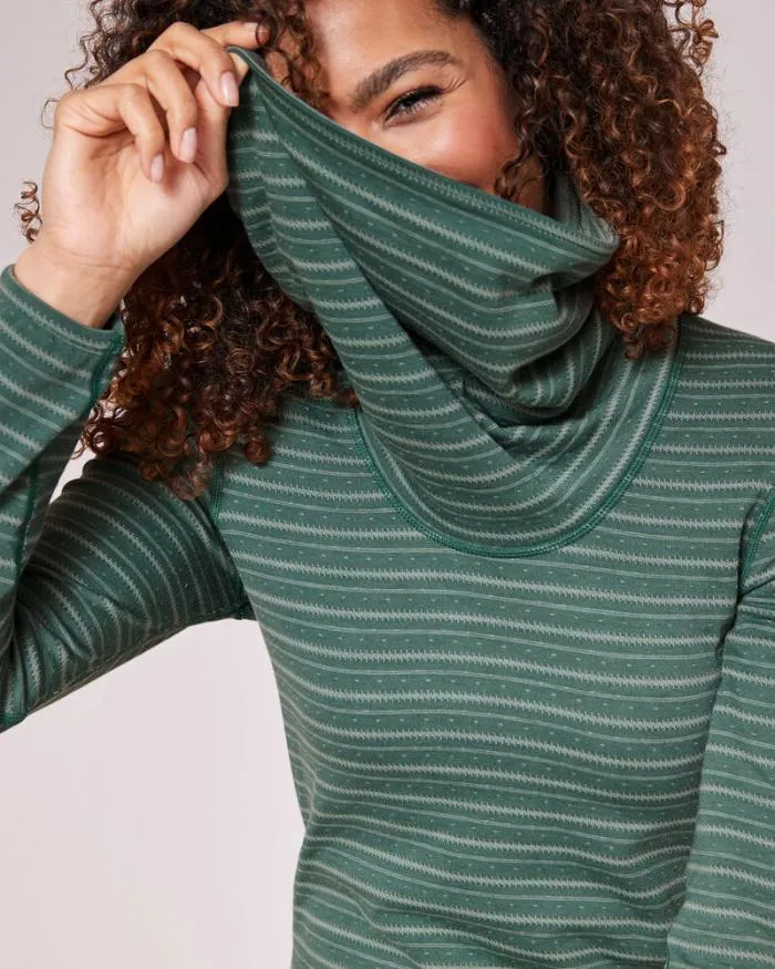 Cotton Traders Tops and TShirts Reversible Long Sleeve Cowl Neck Jersey Top 8211 Women