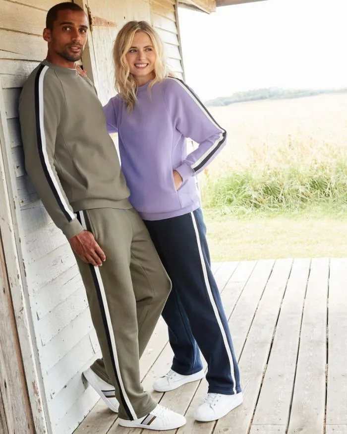 Cotton Traders Tops and TShirts Side Panel Sweatshirt 8211 WomenMenUnisex