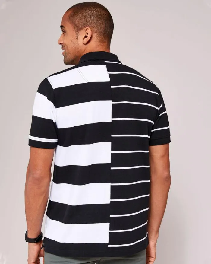 Cotton Traders Tops and TShirts Supporters Short Sleeve Panelled Polo Shirt 8211 Men