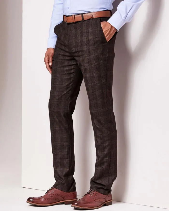 Cotton Traders Trousers Check Travel Trousers 8211 Men
