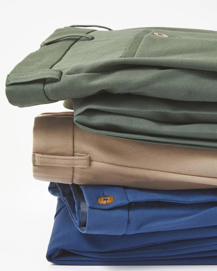 Cotton Traders Trousers Flat Front 4Way Stretch Chino Trousers 8211 Men