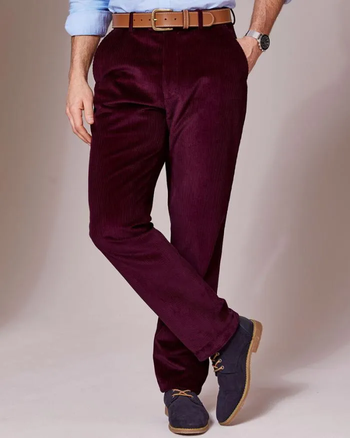 Cotton Traders Trousers Flat Front Cord Trousers 8211 Men