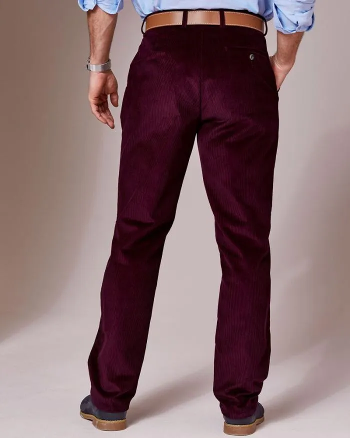 Cotton Traders Trousers Flat Front Cord Trousers 8211 Men