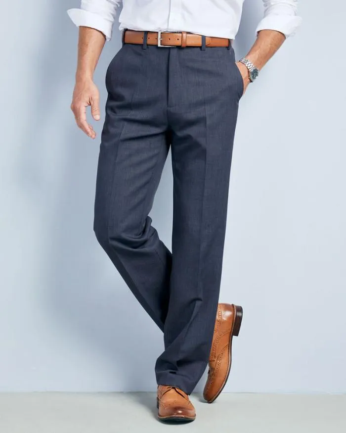 Cotton Traders Trousers Flat Front Supreme Trousers 8211 Men