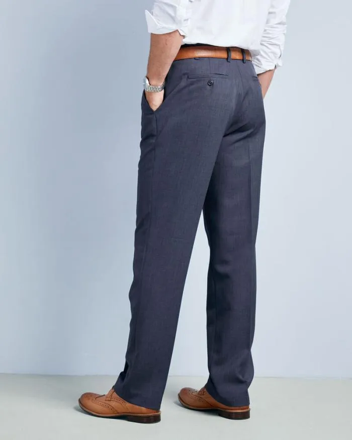 Cotton Traders Trousers Flat Front Supreme Trousers 8211 Men