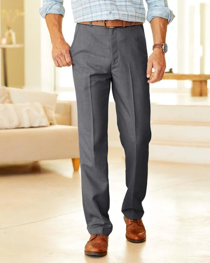 Cotton Traders Trousers Flat Front Supreme Trousers 8211 Men