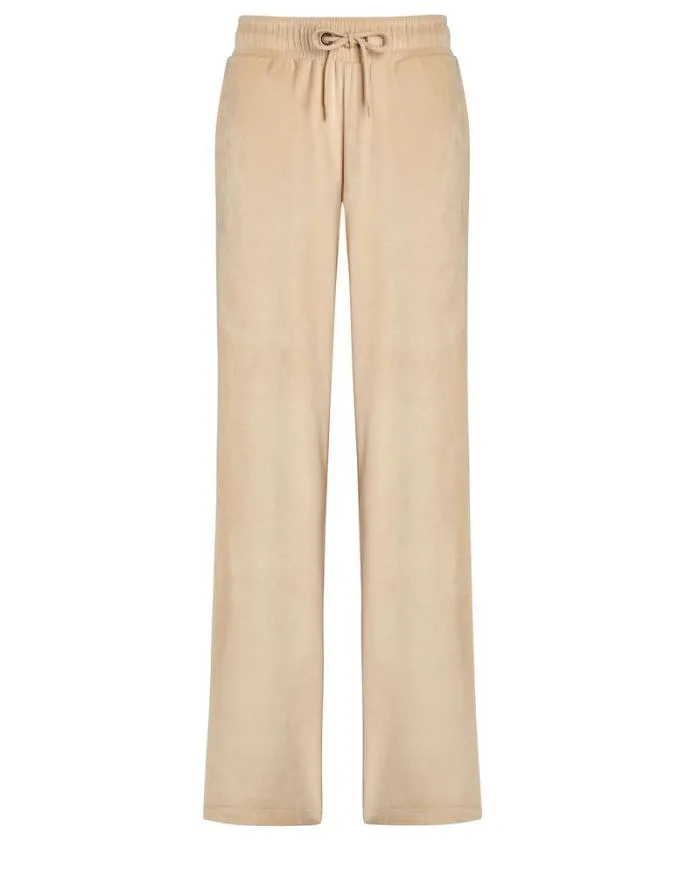 Cotton Traders Trousers Laidback Velour Straight Leg Trousers 8211 Women