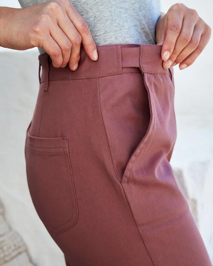 Cotton Traders Trousers Lola Adjustable Waist StraightLeg Trousers 8211 Women
