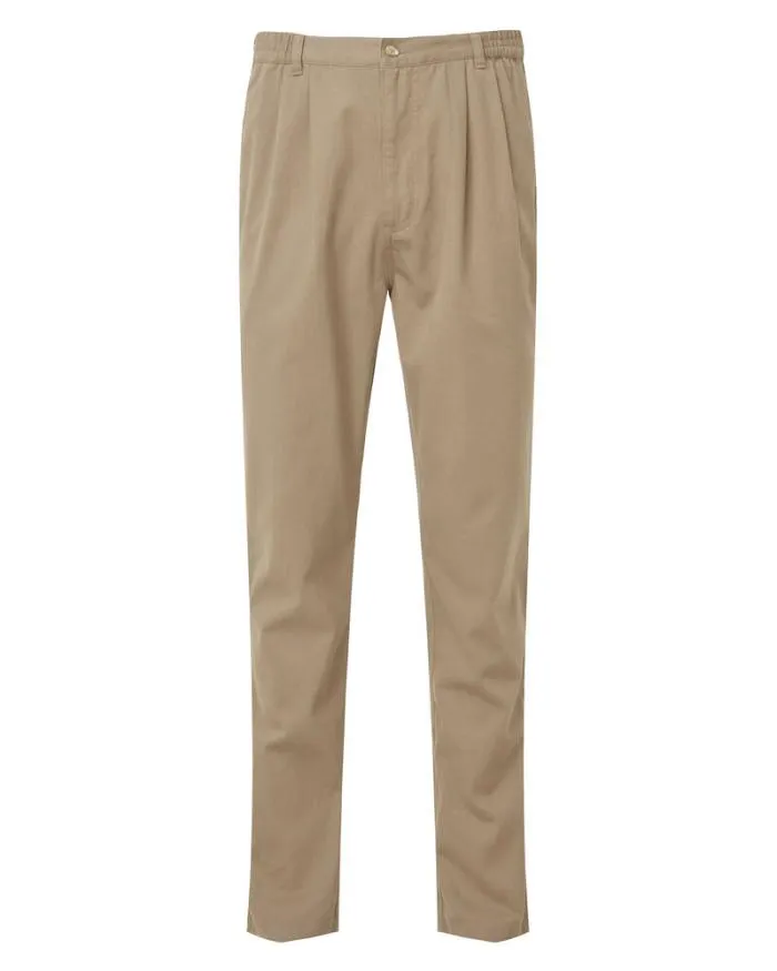 Cotton Traders Trousers Pleat Front Comfort Trousers 8211 Men