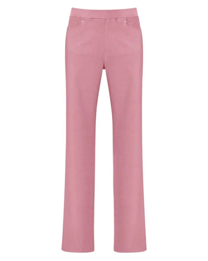 Cotton Traders Trousers Premium PullOn Rib Waist Twill Jeans 8211 Women