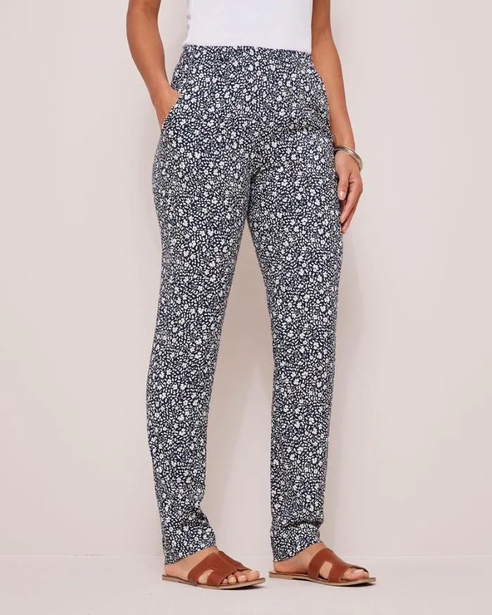 Cotton Traders Trousers PullOn TaperedLeg Trousers 8211 Women
