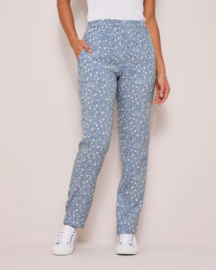 Cotton Traders Trousers PullOn TaperedLeg Trousers 8211 Women