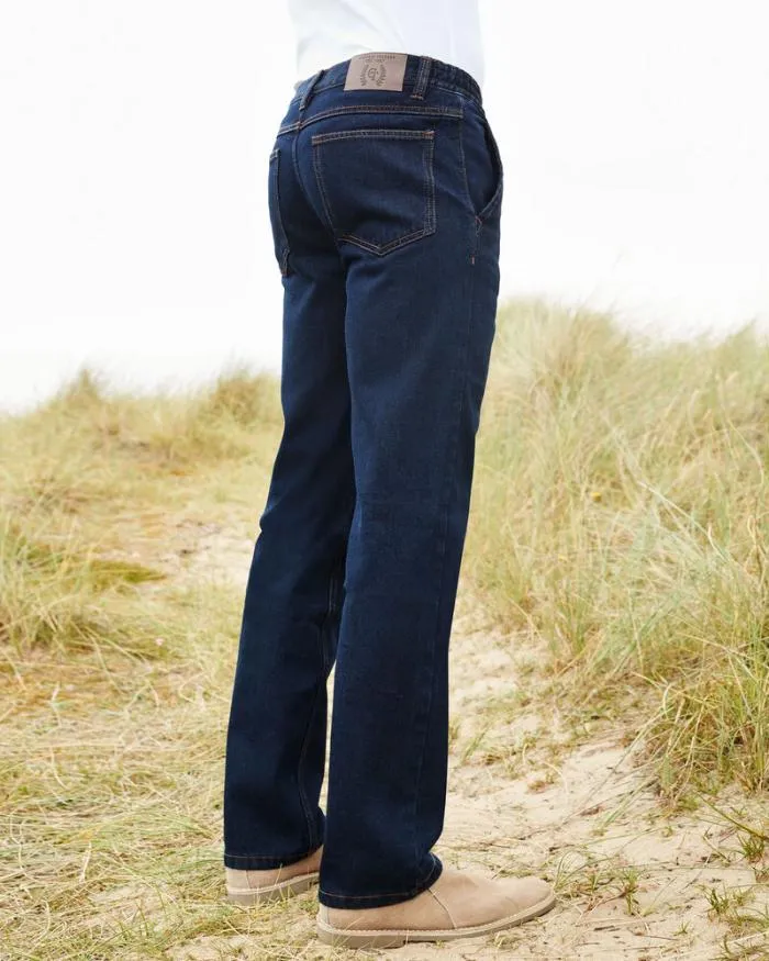 Cotton Traders Trousers Side Elasticated Jeans 8211 Men