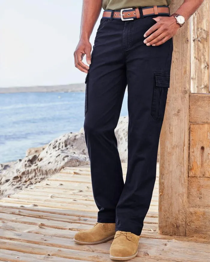 Cotton Traders Trousers Stretch Cargo Trousers 8211 Men