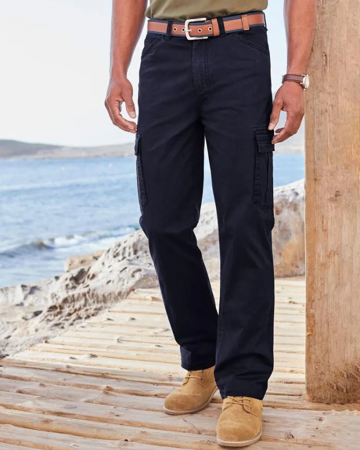 Cotton Traders Trousers Stretch Cargo Trousers 8211 Men
