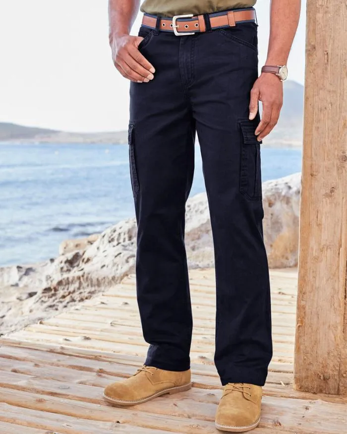 Cotton Traders Trousers Stretch Cargo Trousers 8211 Men