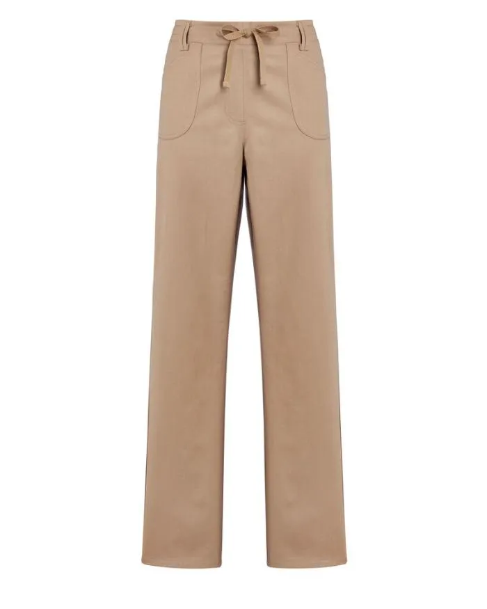 Cotton Traders Trousers Wrinkle Free Straight Leg PullOn Trousers 8211 Women