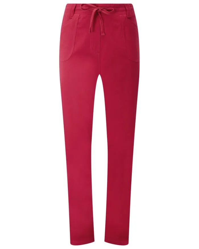 Cotton Traders Trousers Wrinkle Free Straight Leg PullOn Trousers 8211 Women